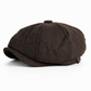 Vintage Britse stijl Newsboy-cap voor heren en dames Klassieke casual platte cap Octagonaal beret-hoed