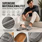 Heren half slippers van imitatiesuède met plateauzool en instapsluiting