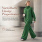 🔥Heiß begehrt: 50% Rabatt + Gratis Versand!🔥 Zweiteiliges Damen-Set aus lockerer Rollkragenpullover und Strickhose - Locker, dick, warm für Herbst und Winter