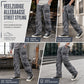 Retro gewassen wijde been cargo jeans Y2K high street denim broek met zakken