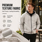 Heren-sweatshirt met capuchon, volledige ritssluiting en warme voering