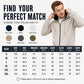 Heren-sweatshirt met capuchon, volledige ritssluiting en warme voering