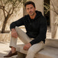 Heren-sweatshirt met capuchon, volledige ritssluiting en warme voering