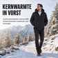 Casual korte gewatteerde winterjas voor heren, warm en geïsoleerd