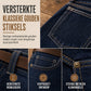 Dames klassieke stretch jeans met rechte pijp