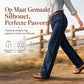 Dames klassieke stretch jeans met rechte pijp