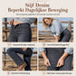 Dames klassieke stretch jeans met rechte pijp