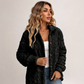 Casueel Plush Knopen-Jas voor Vrouwen