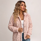 Casueel Plush Knopen-Jas voor Vrouwen
