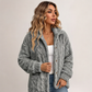Casueel Plush Knopen-Jas voor Vrouwen