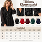 Dames V-hals Glinsterende Gespannen Chiffon Top