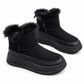 Hoge dames wintersneeuwlaarzen met warme pluche voering, dikke zool, casual platformschoenen