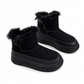 Hoge dames wintersneeuwlaarzen met warme pluche voering, dikke zool, casual platformschoenen