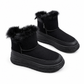 Hoge dames wintersneeuwlaarzen met warme pluche voering, dikke zool, casual platformschoenen