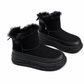 Hoge dames wintersneeuwlaarzen met warme pluche voering, dikke zool, casual platformschoenen