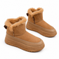 Hoge dames wintersneeuwlaarzen met warme pluche voering, dikke zool, casual platformschoenen