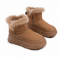 Hoge dames wintersneeuwlaarzen met warme pluche voering, dikke zool, casual platformschoenen