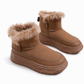 Hoge dames wintersneeuwlaarzen met warme pluche voering, dikke zool, casual platformschoenen