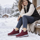 Warme winterinstappers met zachte voering voor dames