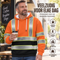 Heren hoodie met opvallende print