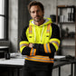 Heren hoodie met opvallende print
