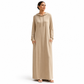 Vrouwen effen kleur casual hooded jurk