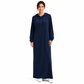 Vrouwen effen kleur casual hooded jurk