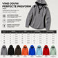 Casueel wafelgebreid hoodie-met-patchwork voor dames
