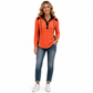Casueel wafelgebreid hoodie-met-patchwork voor dames