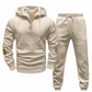 🔥Gratis verzending✈️Heren 2-Delige Jacquard Trainingspak – Casual Hoodie met Bijpassende Joggingbroek, Comfortabel & Stijlvol voor Herfst en Winter 👕