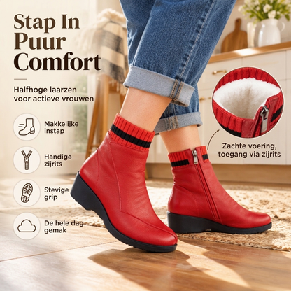 Comfortabele warme antislip laarzen voor dames
