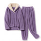 Dik Warm Sherpa Pyjamaset voor Mannen en Vrouwen