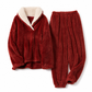 Dik Warm Sherpa Pyjamaset voor Mannen en Vrouwen