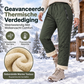 Dikke winterbroek voor dames met pluche voering