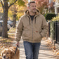 Casual thermisch herfst/winter jack met capuchon voor heren