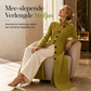 Dames Lang Vest Duster Trui Jas met Kabelpatroon en Colkraag