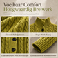 Dames Lang Vest Duster Trui Jas met Kabelpatroon en Colkraag