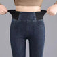 Elastische Skinny Jeans met Hoge Taille voor Dames