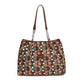Retro luipaardprint schoudertas voor dames