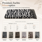 Vrouwen zebraprint faux kasjmier sjaal Dikte warme winter sjaal en wikkel met kwastjes