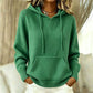 Casual gebreide damesvest met capuchon