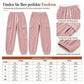 Corduroy cargo jogger met elastische taille