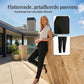 Hoge elastische broek voor dames met zakken met ritssluiting